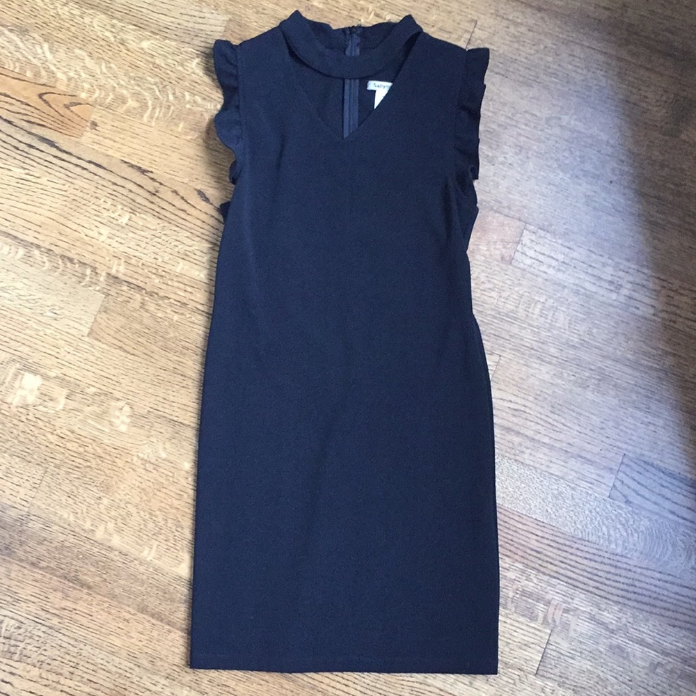 SallyMiller black crepe dress